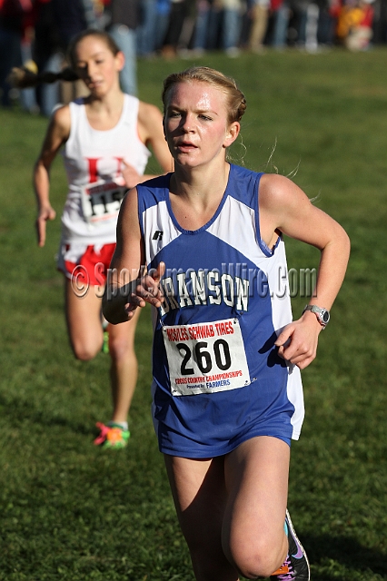 2011NCSXCD5-010.JPG - 2011 North Coast Section Cross Country Championships, Hayward High School, Hayward, California