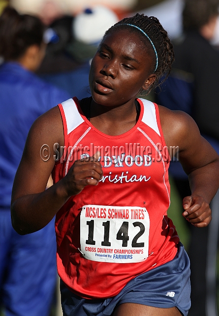 2011NCSXCD5-012.JPG - 2011 North Coast Section Cross Country Championships, Hayward High School, Hayward, California