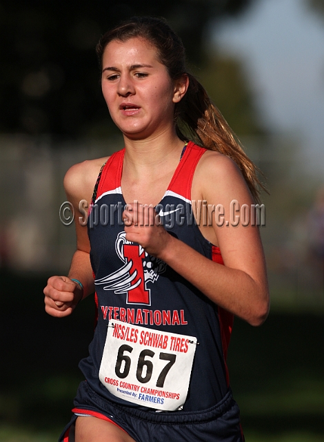 2011NCSXCD5-035.JPG - 2011 North Coast Section Cross Country Championships, Hayward High School, Hayward, California