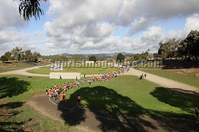 2011NCSXCD5-047.JPG - 2011 North Coast Section Cross Country Championships, Hayward High School, Hayward, California