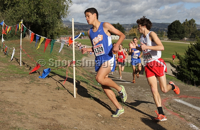 2011NCSXCD5-048.JPG - 2011 North Coast Section Cross Country Championships, Hayward High School, Hayward, California