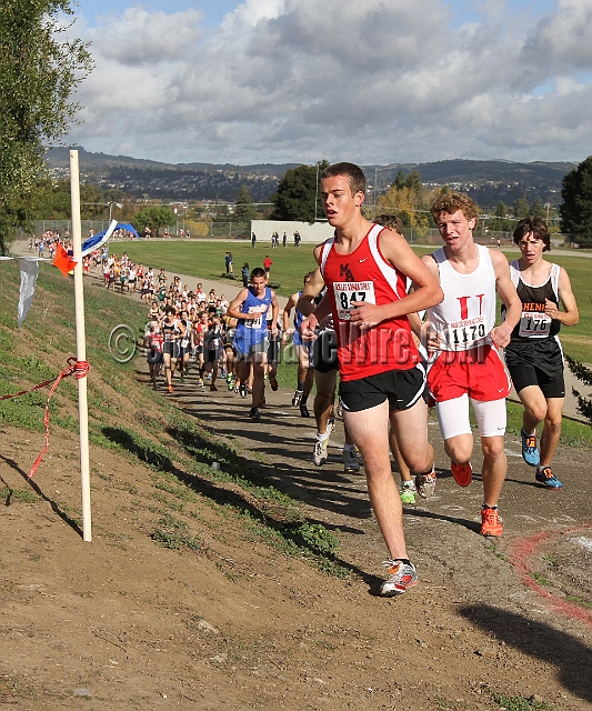 2011NCSXCD5-050.JPG - 2011 North Coast Section Cross Country Championships, Hayward High School, Hayward, California