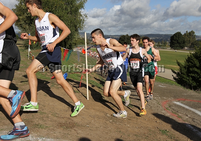 2011NCSXCD5-051.JPG - 2011 North Coast Section Cross Country Championships, Hayward High School, Hayward, California