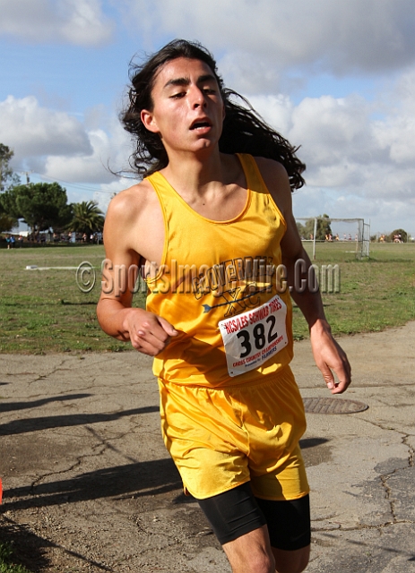 2011NCSXCD5-059.JPG - 2011 North Coast Section Cross Country Championships, Hayward High School, Hayward, California