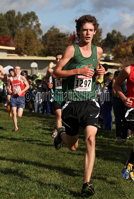 2011NCSXCD5-073.JPG - 2011 North Coast Section Cross Country Championships, Hayward High School, Hayward, California