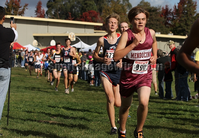 2011NCSXCD5-077.JPG - 2011 North Coast Section Cross Country Championships, Hayward High School, Hayward, California