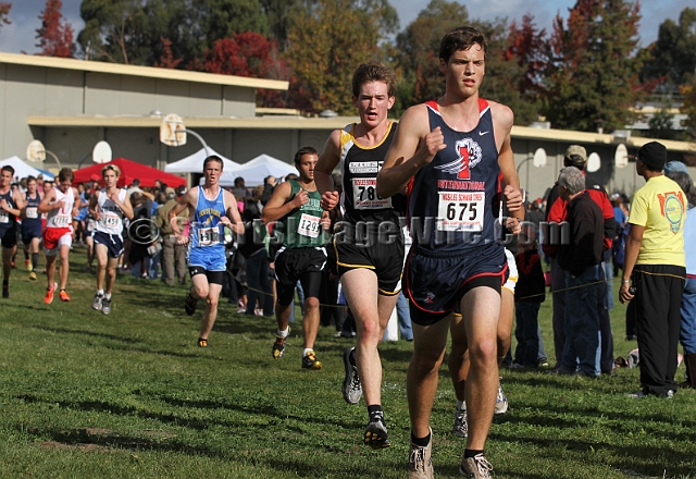 2011NCSXCD5-078.JPG - 2011 North Coast Section Cross Country Championships, Hayward High School, Hayward, California