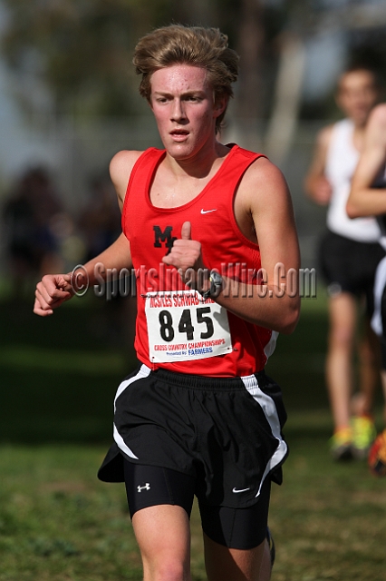 2011NCSXCD5-096.JPG - 2011 North Coast Section Cross Country Championships, Hayward High School, Hayward, California