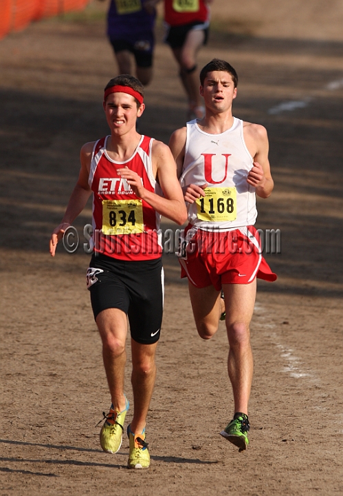 12CIFXCBD5-119.JPG - 2012 California CIF Cross Country Championships, Woodward Park, Fresno, California, November 24.