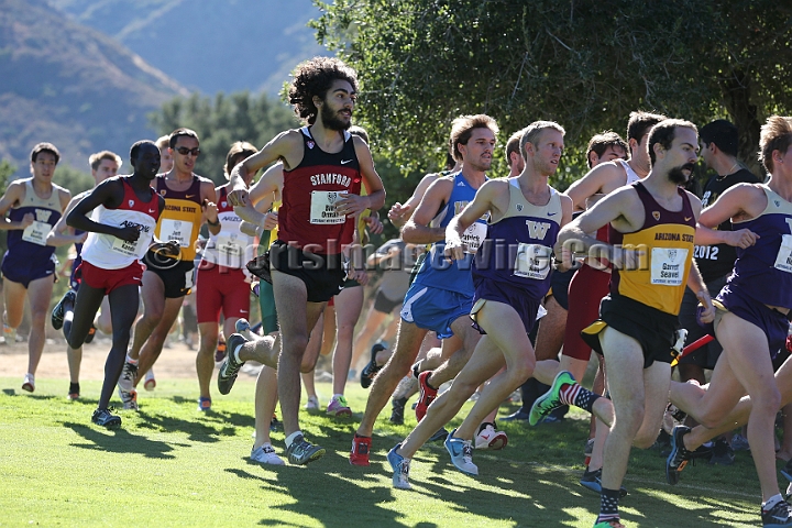 Pac-12-104.JPG - 2012 Pac-12 Cross Country Championships October 27, 2012, hosted by UCLA at Robinson Ranch Golf Course, Santa Clarita, CA.