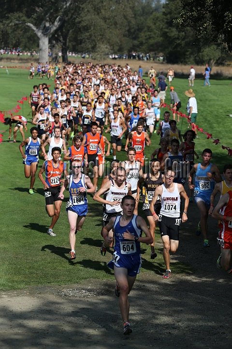 12SIHSD1-004.JPG - 2012 Stanford Cross Country Invitational, September 24, Stanford Golf Course, Stanford, California.