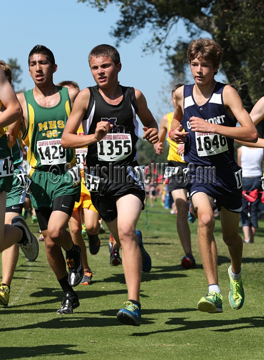 12SIHSD3-074.JPG - 2012 Stanford Cross Country Invitational, September 24, Stanford Golf Course, Stanford, California.