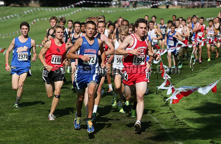 12SIHSD5-005A.JPG - 2012 Stanford Cross Country Invitational, September 24, Stanford Golf Course, Stanford, California.