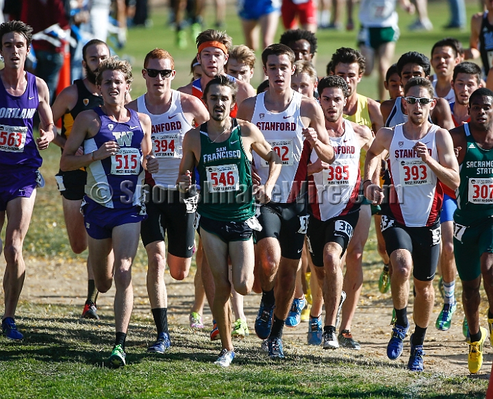 2013-NCAAXCWestSU-002.JPG - Nov 15, 2013; Sacramento, CA, USA; The NCAA D1 West Cross Country Regional at the Haggin Oaks Golf Course.