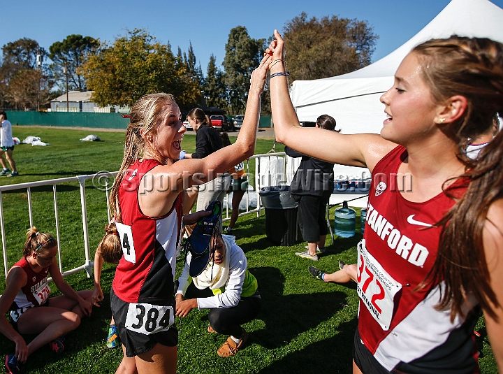 2013-NCAAXCWestSU-008.JPG - Nov 15, 2013; Sacramento, CA, USA; The NCAA D1 West Cross Country Regional at the Haggin Oaks Golf Course.