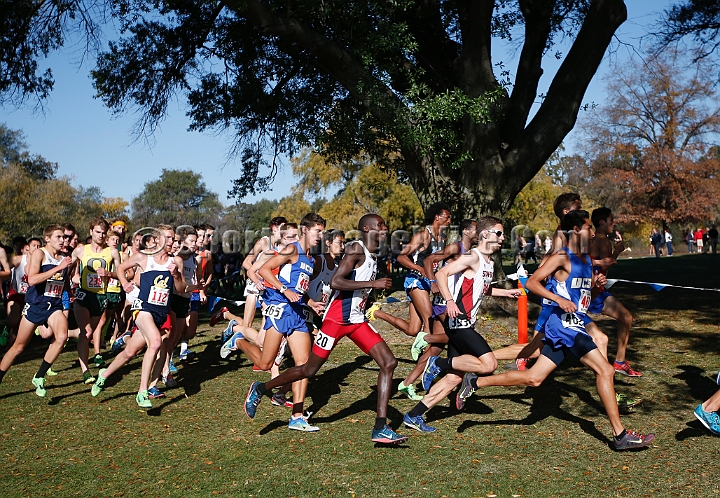 2013-NCAAXCWestSU-034.JPG - Nov 15, 2013; Sacramento, CA, USA; The NCAA D1 West Cross Country Regional at the Haggin Oaks Golf Course.