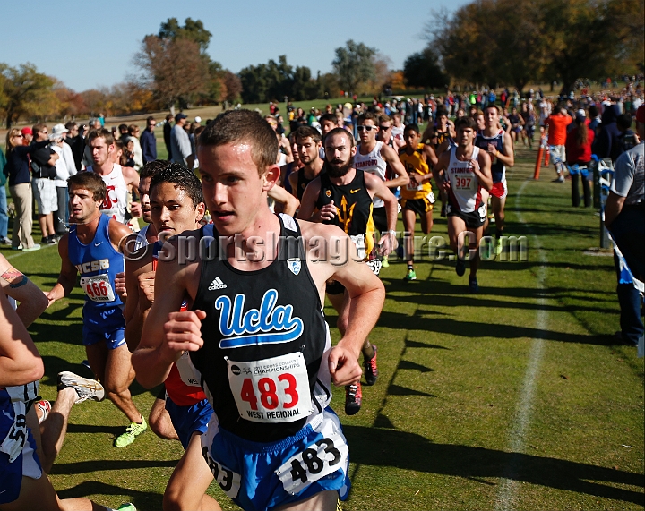 2013-NCAAXCWestSU-042.JPG - Nov 15, 2013; Sacramento, CA, USA; The NCAA D1 West Cross Country Regional at the Haggin Oaks Golf Course.