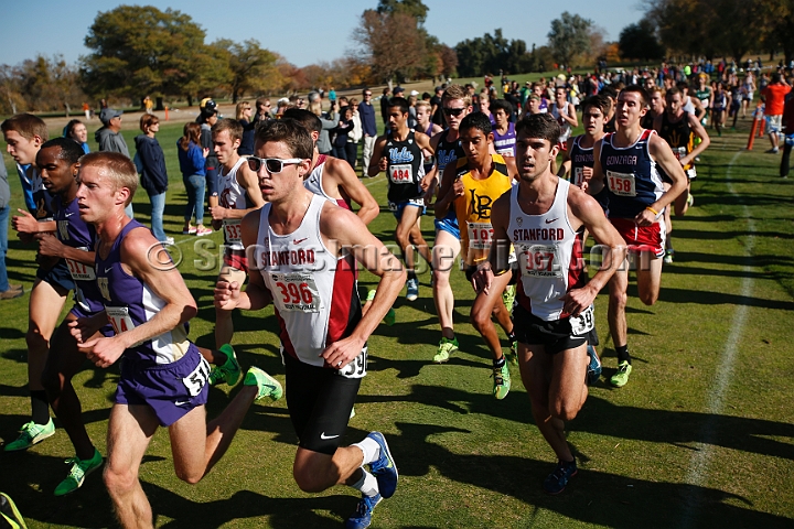 2013-NCAAXCWestSU-044.JPG - Nov 15, 2013; Sacramento, CA, USA; The NCAA D1 West Cross Country Regional at the Haggin Oaks Golf Course.