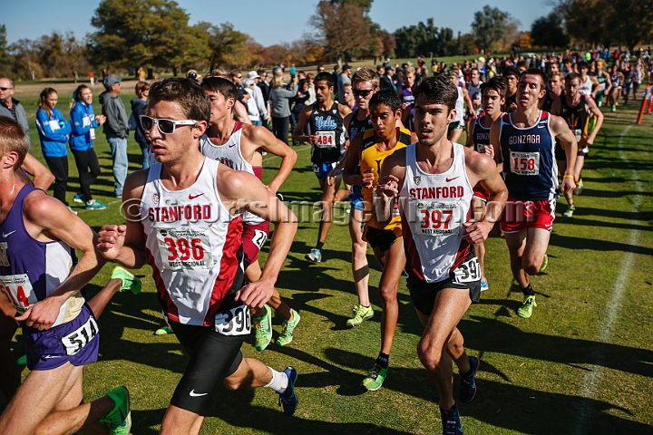 2013-NCAAXCWestSU-045.JPG - Nov 15, 2013; Sacramento, CA, USA; The NCAA D1 West Cross Country Regional at the Haggin Oaks Golf Course.
