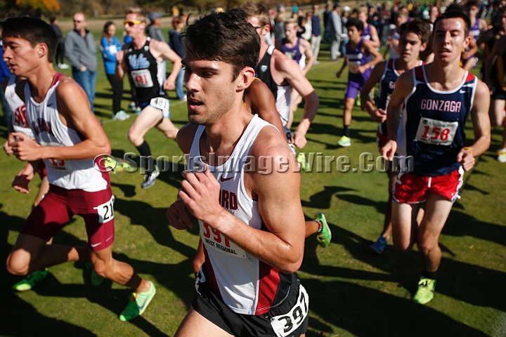 2013-NCAAXCWestSU-046.JPG - Nov 15, 2013; Sacramento, CA, USA; The NCAA D1 West Cross Country Regional at the Haggin Oaks Golf Course.