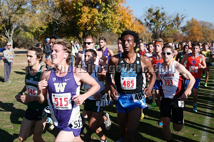2013-NCAAXCWestSU-051.JPG - Nov 15, 2013; Sacramento, CA, USA; The NCAA D1 West Cross Country Regional at the Haggin Oaks Golf Course.