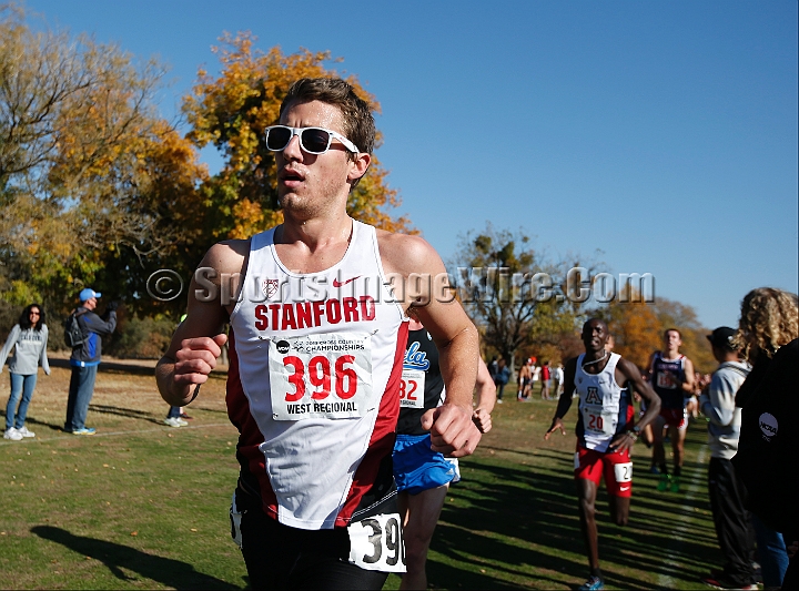 2013-NCAAXCWestSU-055.JPG - Nov 15, 2013; Sacramento, CA, USA; The NCAA D1 West Cross Country Regional at the Haggin Oaks Golf Course.