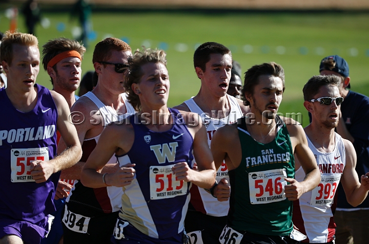 2013-NCAAXCWestSU-065.JPG - Nov 15, 2013; Sacramento, CA, USA; The NCAA D1 West Cross Country Regional at the Haggin Oaks Golf Course.