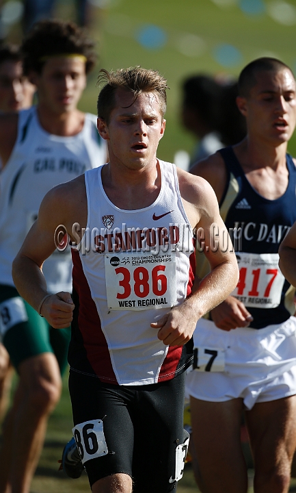 2013-NCAAXCWestSU-066.JPG - Nov 15, 2013; Sacramento, CA, USA; The NCAA D1 West Cross Country Regional at the Haggin Oaks Golf Course.