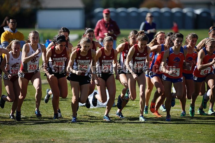 2013-NCAAXCWestSU-102.JPG - Nov 15, 2013; Sacramento, CA, USA; The NCAA D1 West Cross Country Regional at the Haggin Oaks Golf Course.