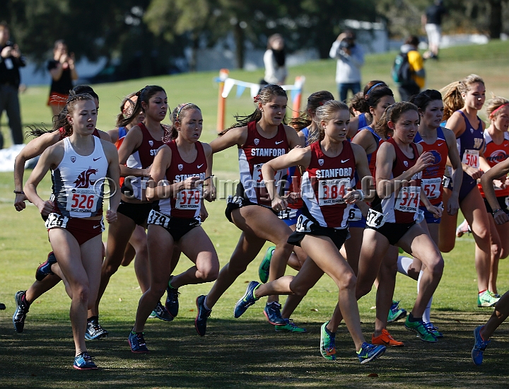 2013-NCAAXCWestSU-103.JPG - Nov 15, 2013; Sacramento, CA, USA; The NCAA D1 West Cross Country Regional at the Haggin Oaks Golf Course.