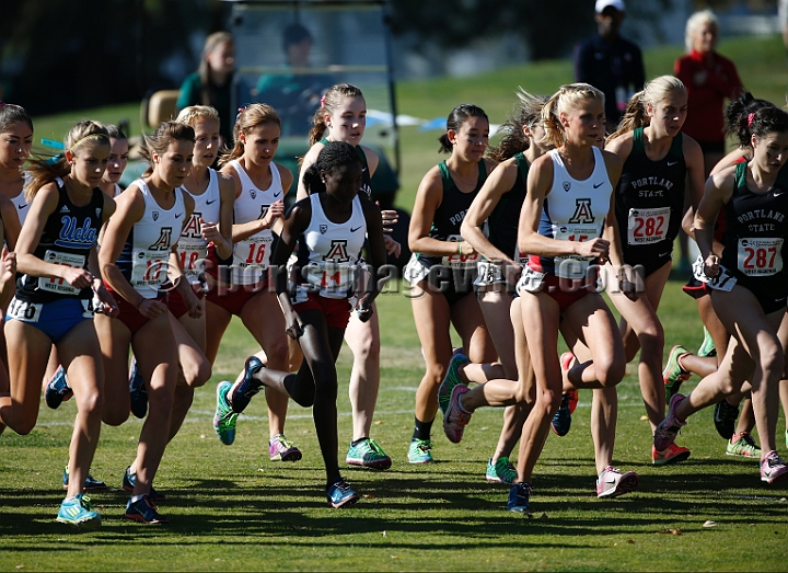2013-NCAAXCWestSU-105.JPG - Nov 15, 2013; Sacramento, CA, USA; The NCAA D1 West Cross Country Regional at the Haggin Oaks Golf Course.