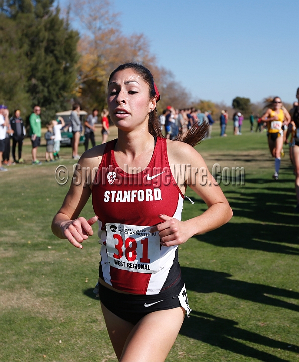2013-NCAAXCWestSU-122.JPG - Nov 15, 2013; Sacramento, CA, USA; The NCAA D1 West Cross Country Regional at the Haggin Oaks Golf Course.