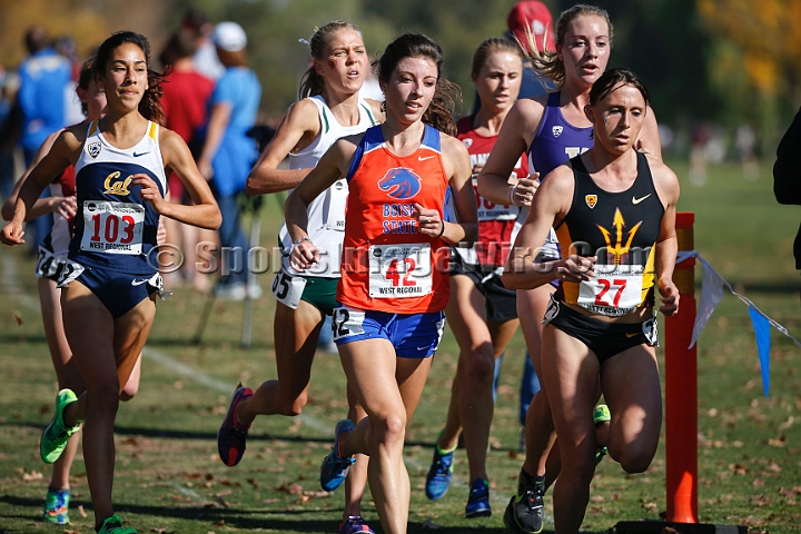 2013-NCAAXCWestSU-130.JPG - Nov 15, 2013; Sacramento, CA, USA; The NCAA D1 West Cross Country Regional at the Haggin Oaks Golf Course.