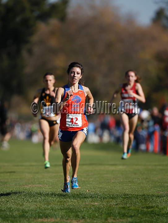 2013-NCAAXCWestSU-140.JPG - Nov 15, 2013; Sacramento, CA, USA; The NCAA D1 West Cross Country Regional at the Haggin Oaks Golf Course.