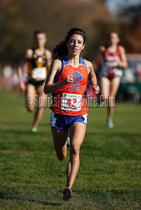 2013-NCAAXCWestSU-141.JPG - Nov 15, 2013; Sacramento, CA, USA; The NCAA D1 West Cross Country Regional at the Haggin Oaks Golf Course.