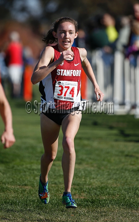 2013-NCAAXCWestSU-143.JPG - Nov 15, 2013; Sacramento, CA, USA; The NCAA D1 West Cross Country Regional at the Haggin Oaks Golf Course.
