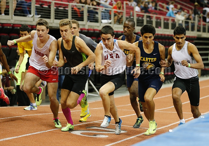 2013DreamMon-097.JPG - 2013 California High School Indoor Invitational track and field meet, February 18 at the Save Mart Center, Fresno, CA.