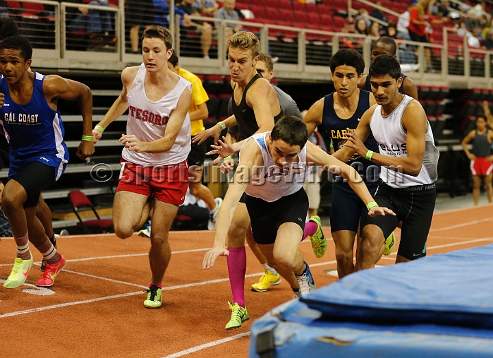 2013DreamMon-099.JPG - 2013 California High School Indoor Invitational track and field meet, February 18 at the Save Mart Center, Fresno, CA.