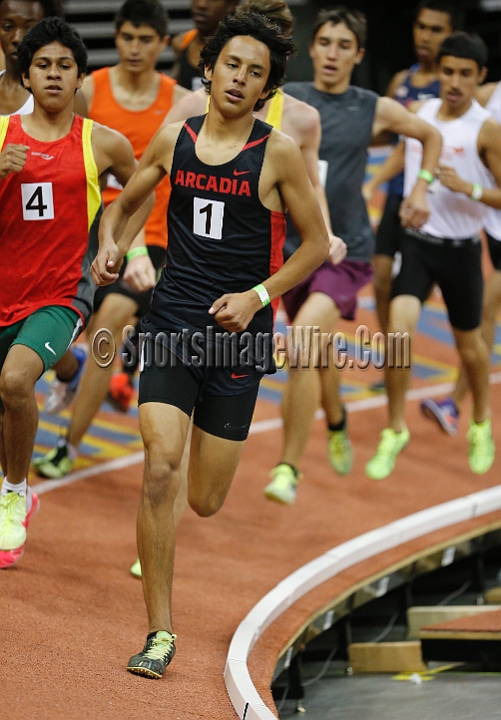 2013DreamMon-131.JPG - 2013 California High School Indoor Invitational track and field meet, February 18 at the Save Mart Center, Fresno, CA.