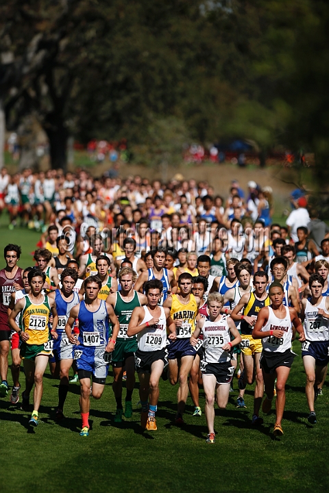 2013SIXCHS-061.JPG - 2013 Stanford Cross Country Invitational, September 28, Stanford Golf Course, Stanford, California.