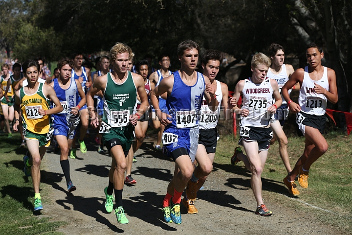 2013SIXCHS-062.JPG - 2013 Stanford Cross Country Invitational, September 28, Stanford Golf Course, Stanford, California.