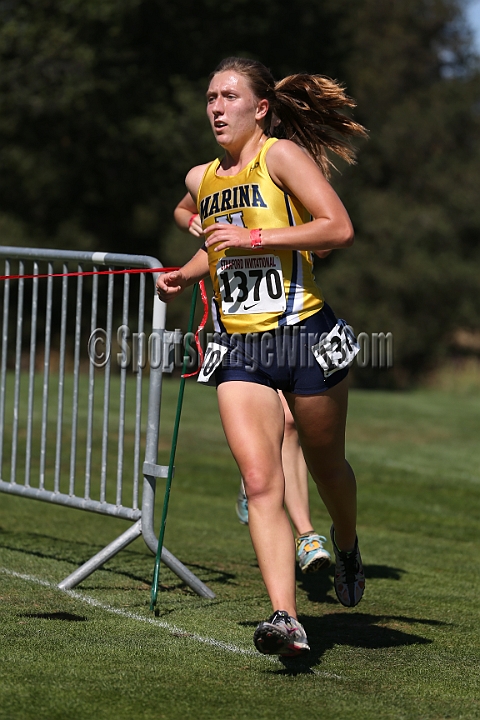 2013SIXCHS-109.JPG - 2013 Stanford Cross Country Invitational, September 28, Stanford Golf Course, Stanford, California.
