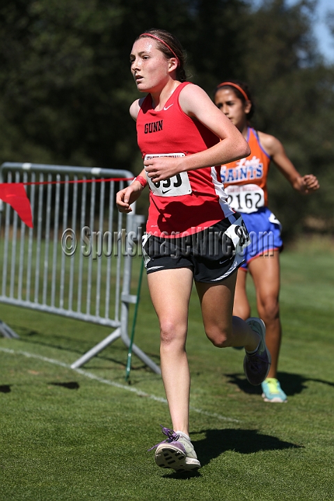 2013SIXCHS-112.JPG - 2013 Stanford Cross Country Invitational, September 28, Stanford Golf Course, Stanford, California.