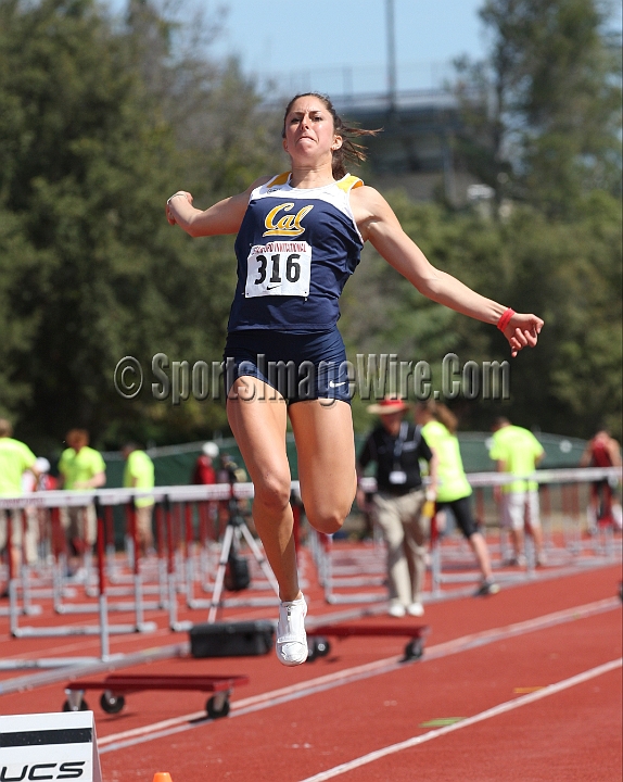 2013SIFriCollege-001.JPG - 2013 Stanford Invitational, March 29-30, Cobb Track and Angell Field, Stanford,CA.