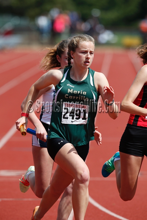 2013SISatHS-0594.JPG - 2013 Stanford Invitational, March 29-30, Cobb Track and Angell Field, Stanford,CA.