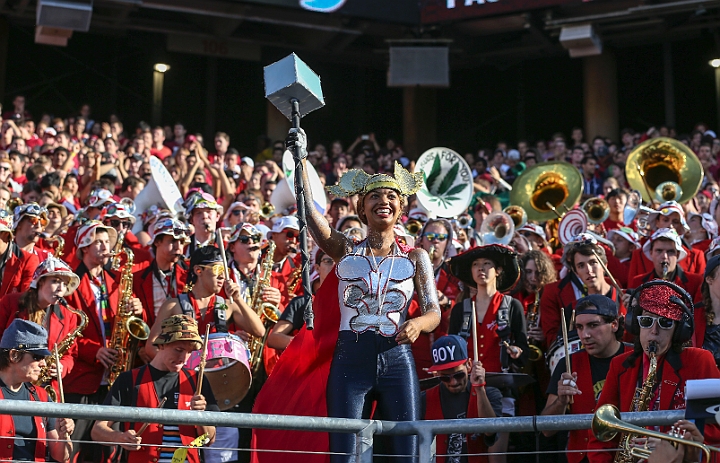 2013StanfordASU-018.JPG - Sept.21, 2013; Stanford, CA, USA; Stanford Cardinal band performs during game against the Arizona State Sun Devils at  Stanford Stadium. Stanford defeated Arizona State 42-28.