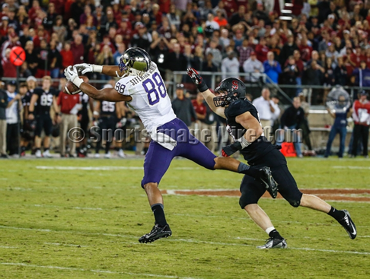 2013Stanford-Wash-072.JPG - Oct. 5, 2013; Stanford, CA, USA; Washington Huskies tight end Austen Seferian-Jenkins (88) misses a pass late in the game against the Stanford Cardinal at  Stanford Stadium. Stanford defeated Washington 31-28.