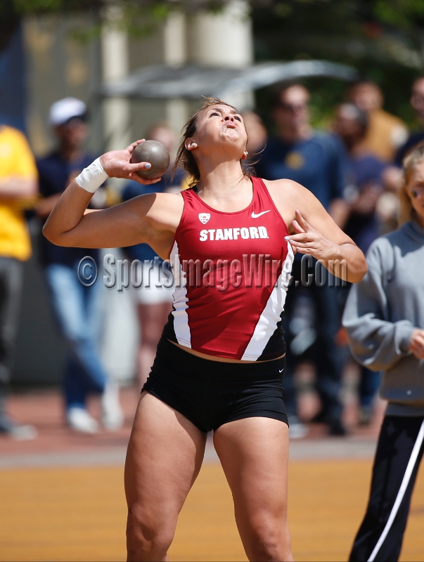 2014BigMeet-097.JPG - Apr 12, 2014; Berkeley, CA, USA; The 120th Stanford vs California Big Meet
