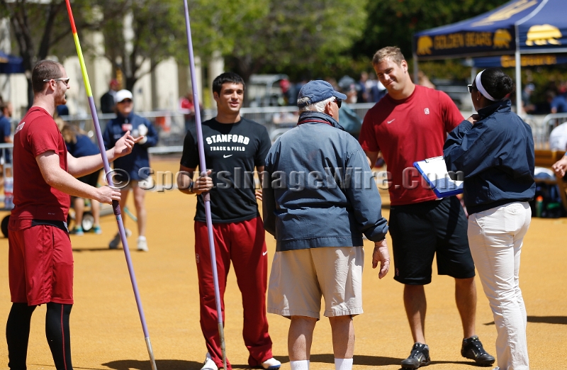 2014BigMeet-138.JPG - Apr 12, 2014; Berkeley, CA, USA; The 120th Stanford vs California Big Meet