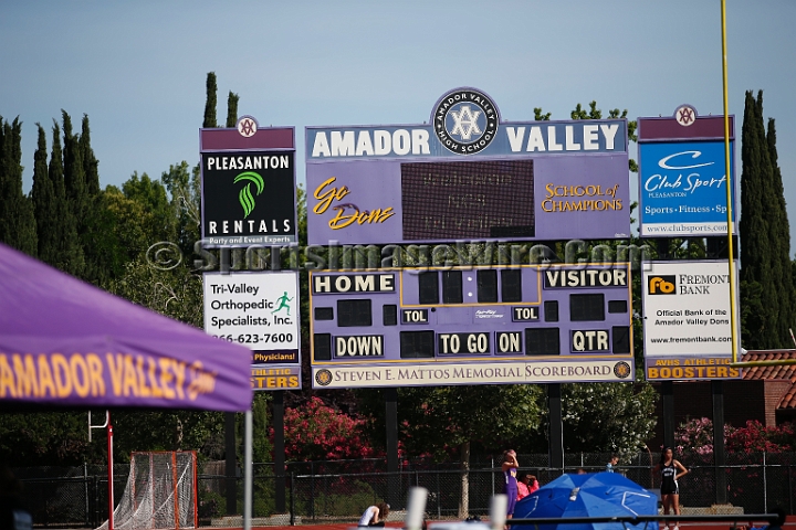 2014NCSTriValley-001.JPG - 2014 North Coast Section Tri-Valley Championships, May 24, Amador Valley High School.